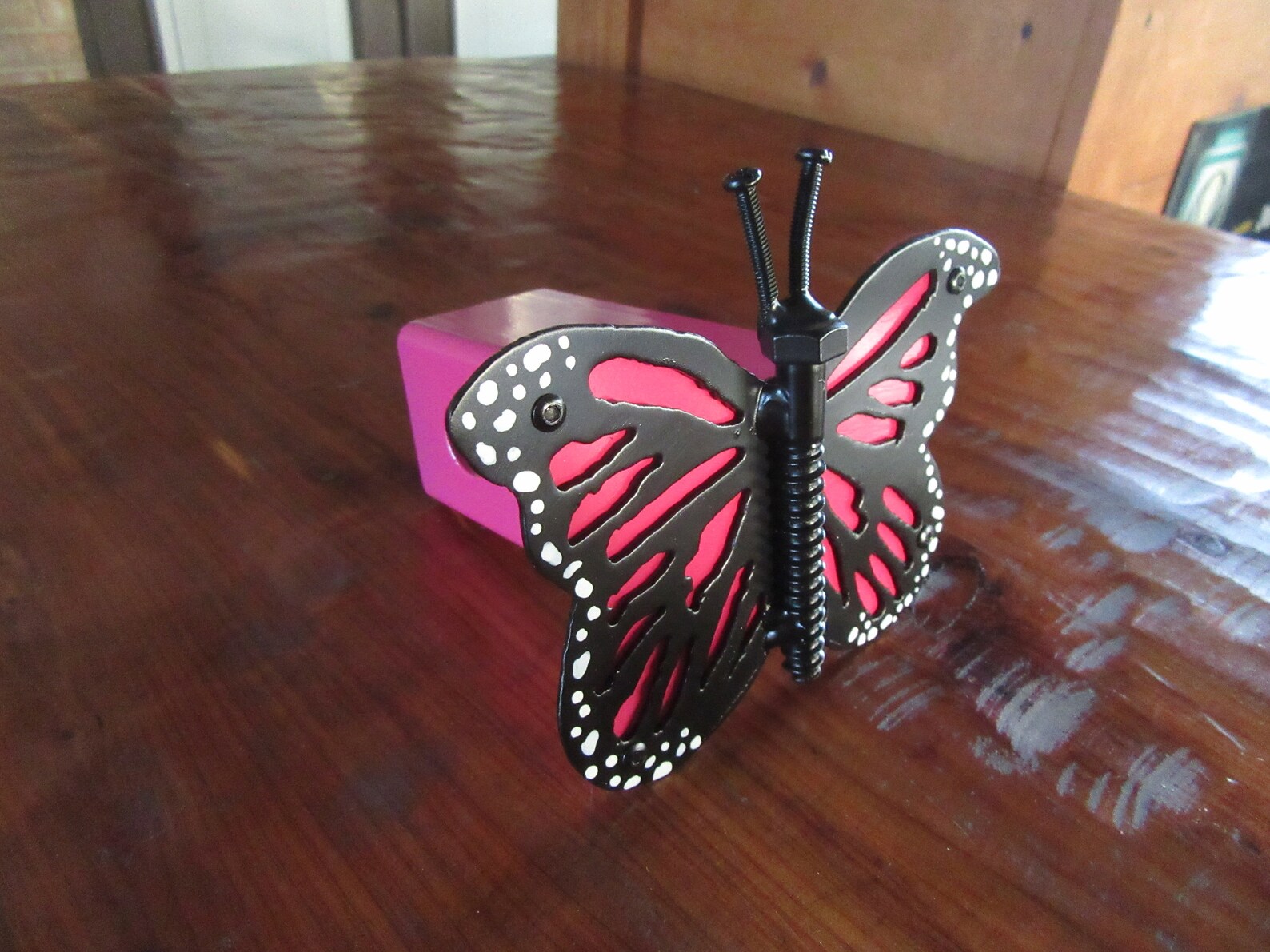 Butterfly Hitch Coverwelded Arttrailer Hitch Covers Etsy