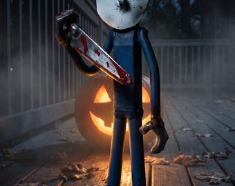 Michael Myers Welded Figure-Handmade Horror Statue