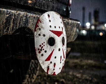 Horror Hitch Cover Slasher Hockey Mask