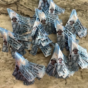 Blue Ribbon Memory Custom Memorial Ribbons - in Loving Memory, Birthday Etc. - Etsy