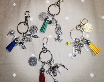 Harry Potter fan metal bag charms