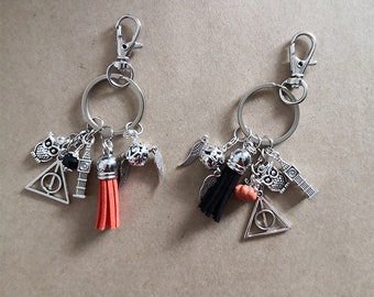 Bag jewelry metalic charms Fan of Harry Potter