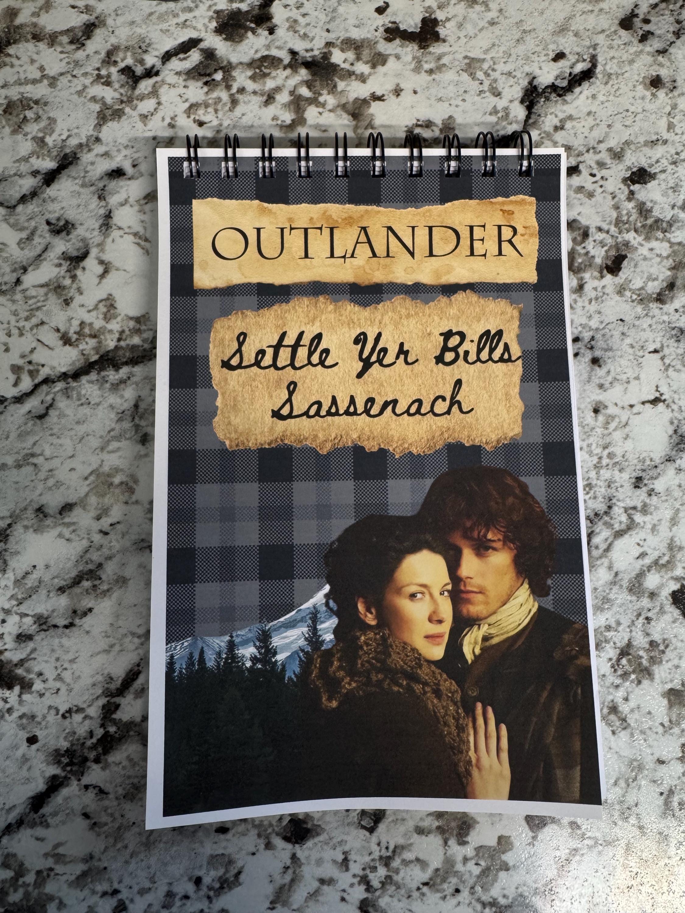 Outlander Journal Outlander Inspired Wire Bound Monthly Bill, Expense Organizer, Payment ...