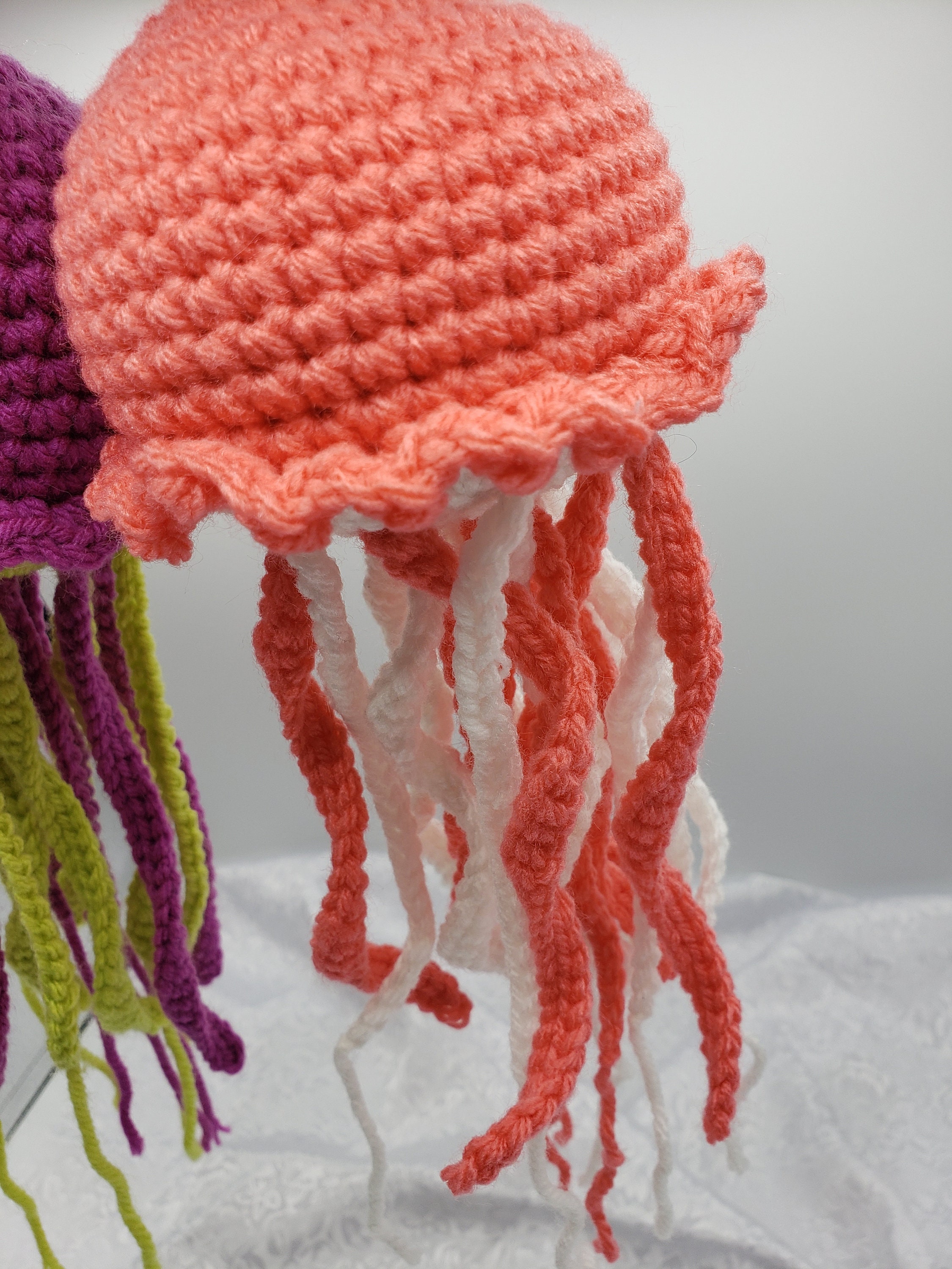 CUSTOM Crochet Jellyfish Jellyfish Amigurumi Amigurumi Etsy