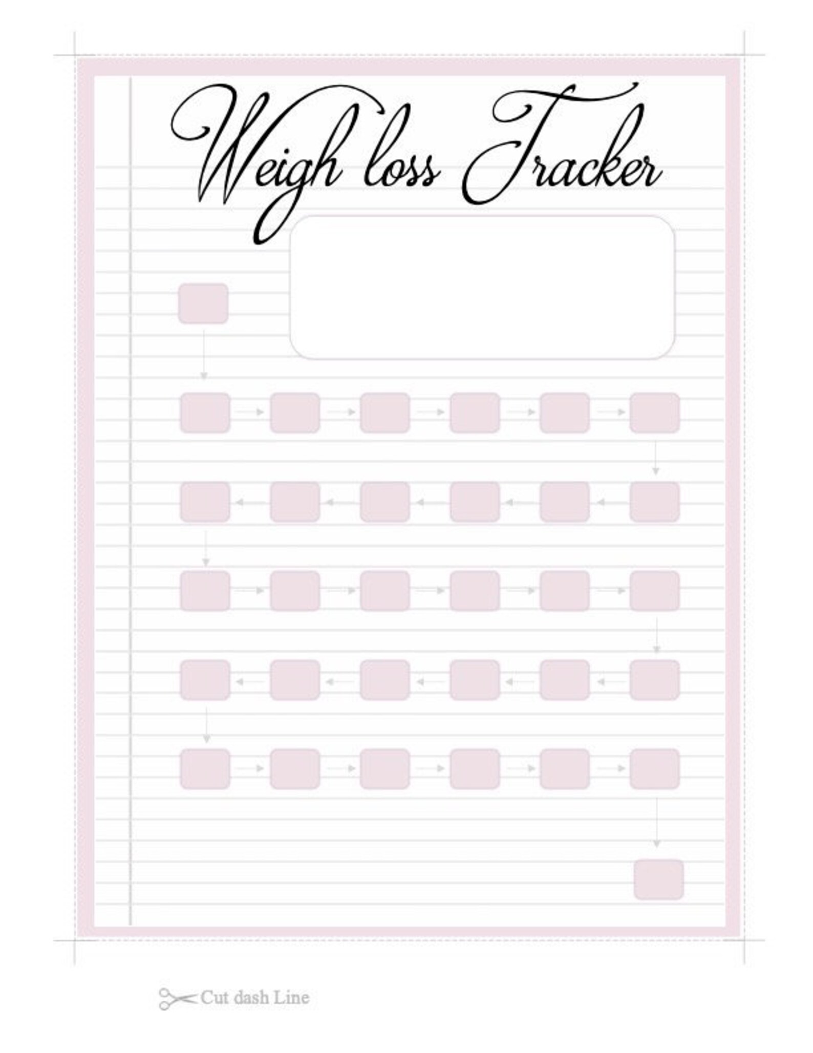 Printable Weigh in Sheet - Etsy