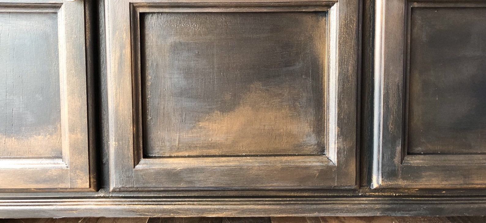 Negro moderno rústico casa de campo estilo hutch porcelana | Etsy