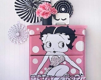 Betty Boop Dresser, End Table, Nightstand