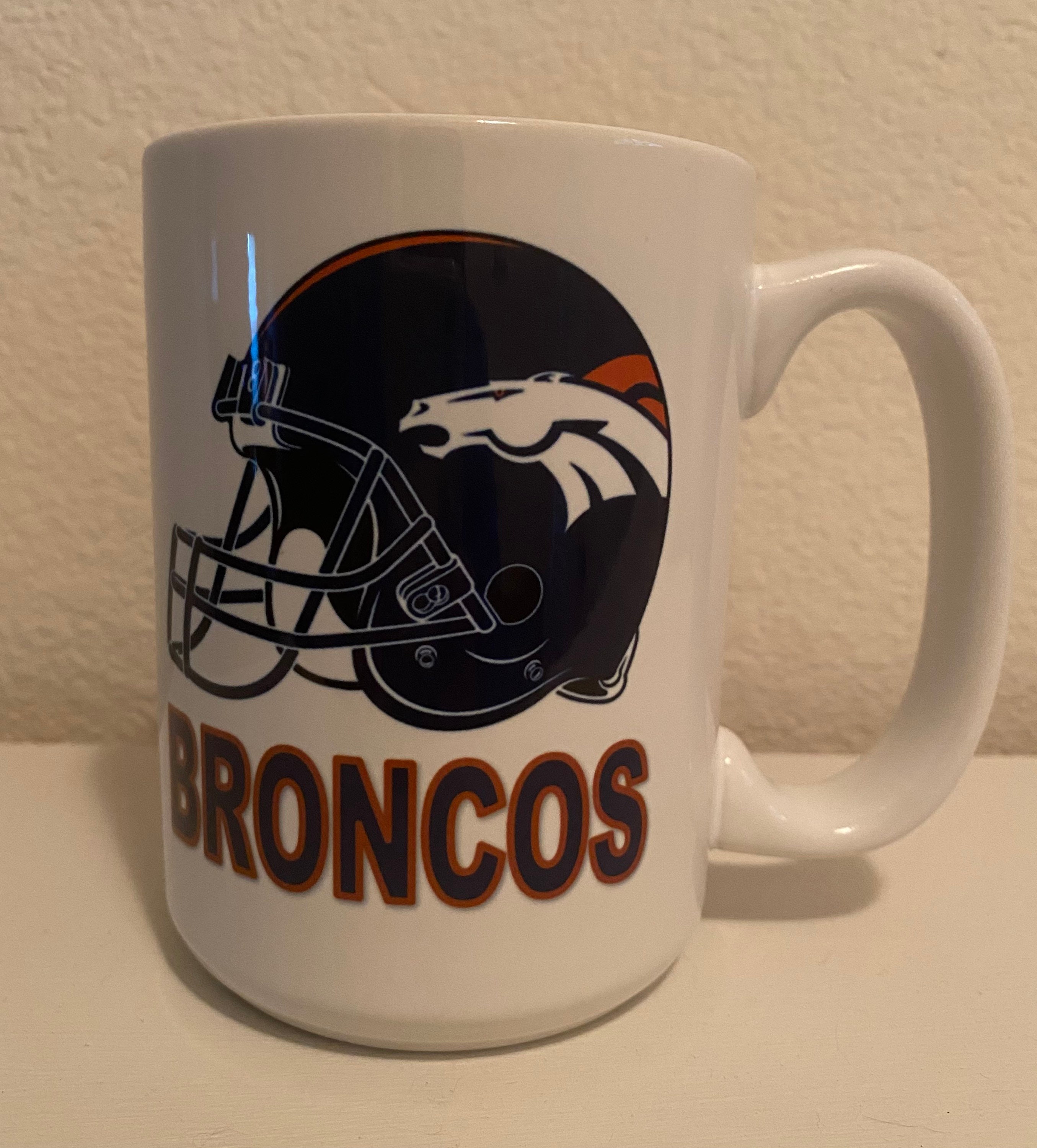 Denver Broncos Mug Etsy