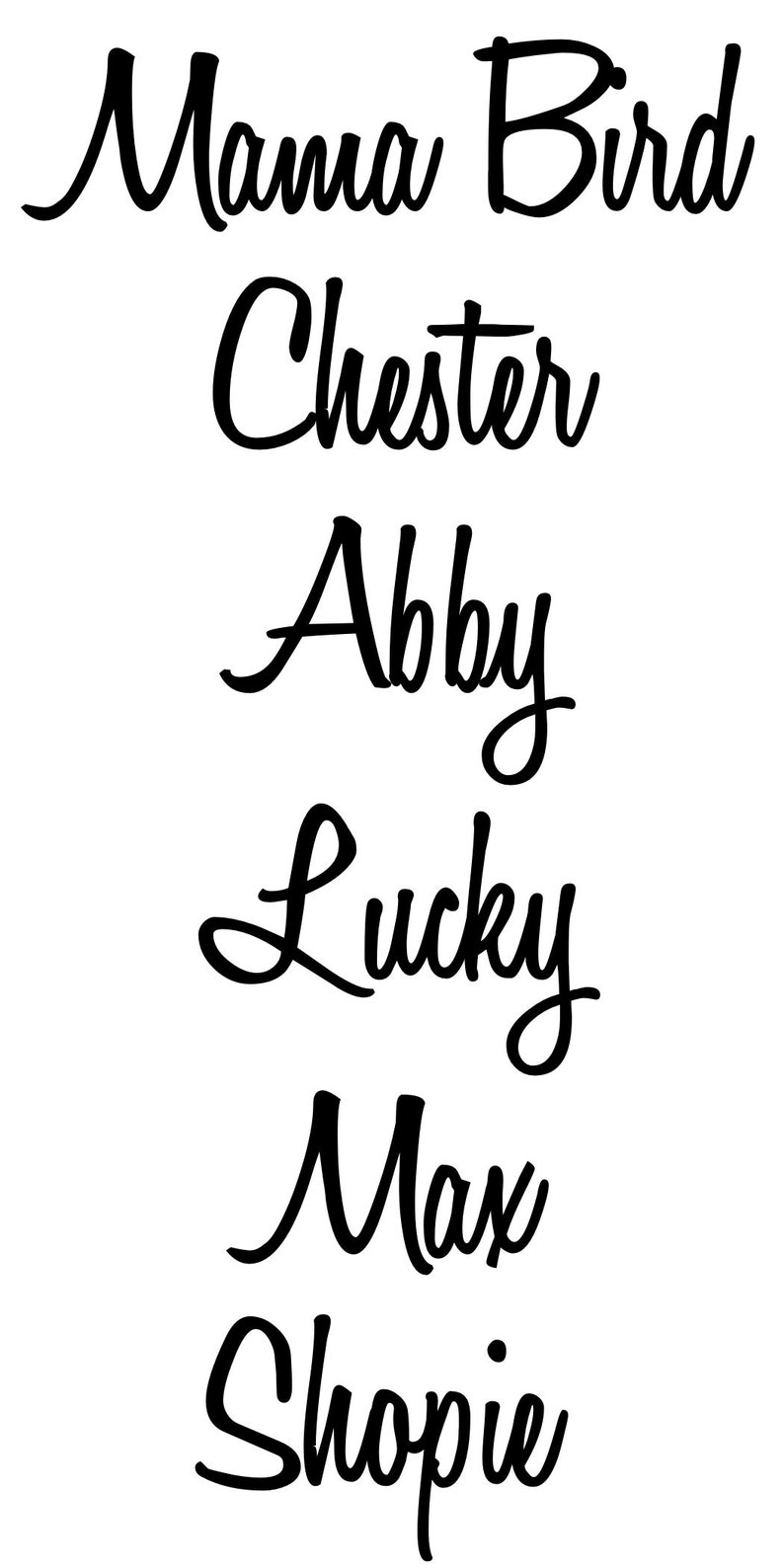 Christmas Name Decal Name Decal Custom Ornament Christmas | Etsy