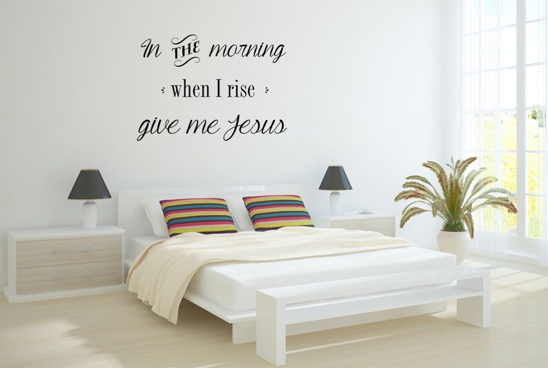 give me jesus vinyl wall decal give me jesus vinyl song lyrics | etsy