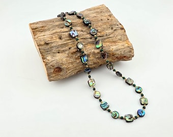 Handcrafted Abalone & Malachite Necklace