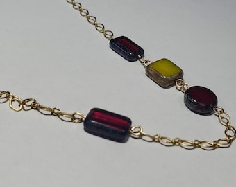Art Deco Czech Glass Necklaces