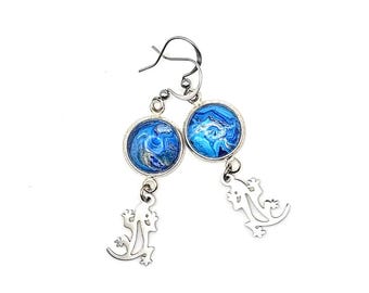Earrings - Fluid Art