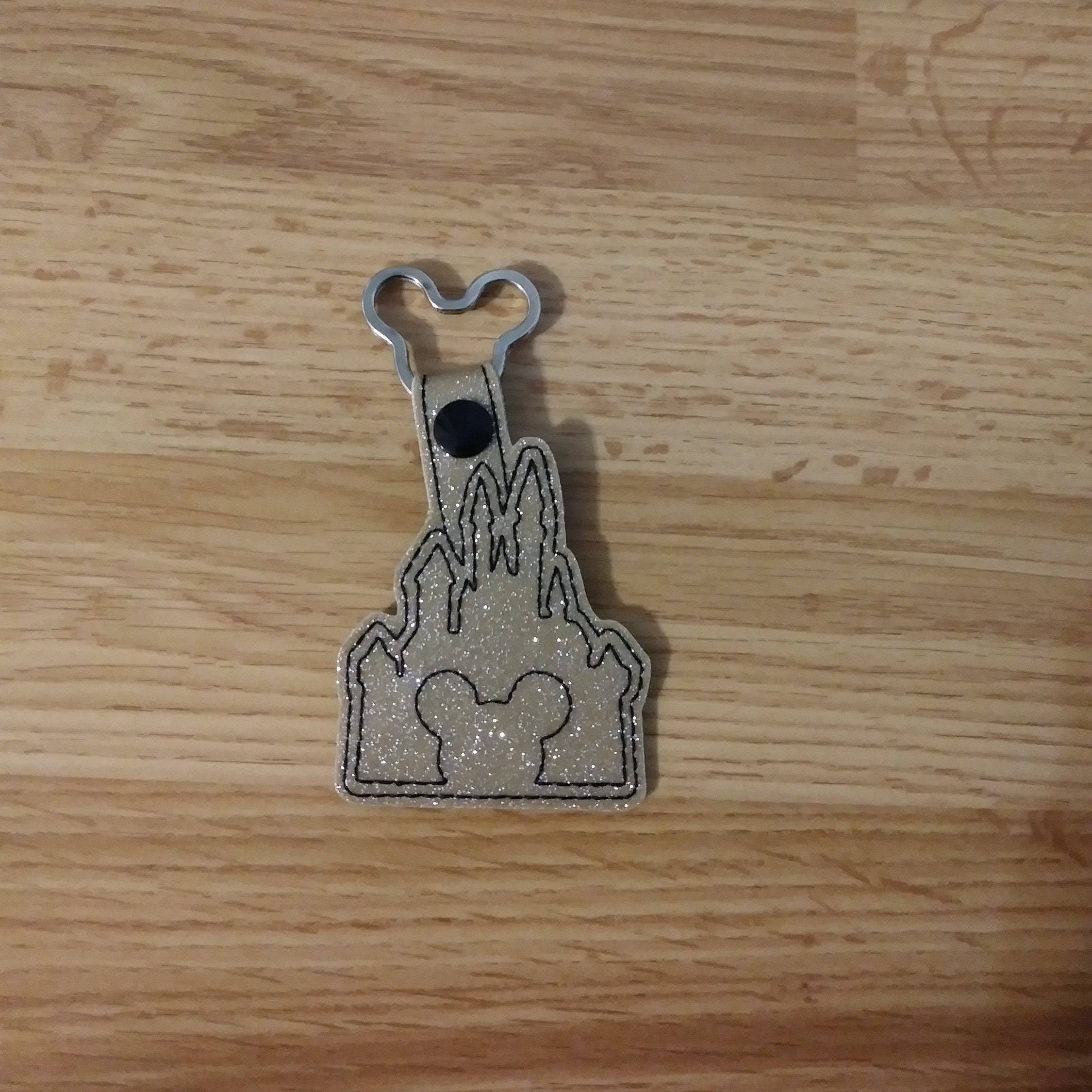 Embroidered Mouse House Castle Key Chain - Etsy