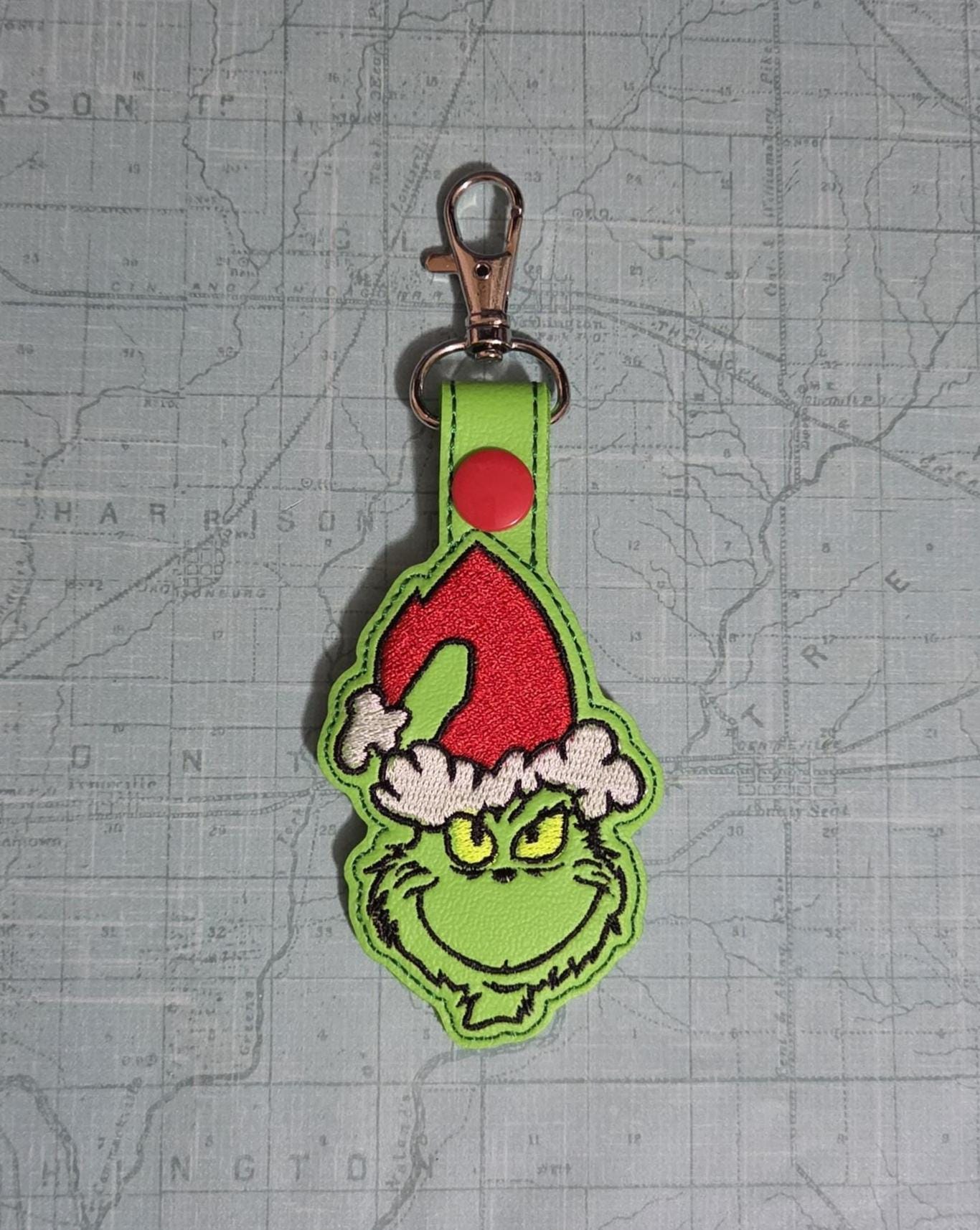 Grinch Keychain