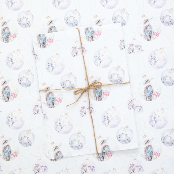 Gift Wrapping Paper Sheets Wombat Kangaroo /& Koala Wrapping Paper FSC Certified Wrapping Paper