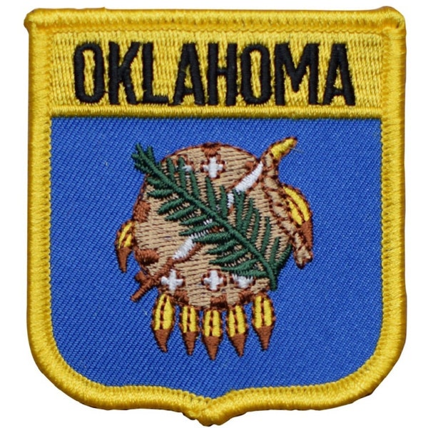 Oklahoma Patch - Great Plains, Tulsa, Lawton, Ozark Plateau 2.75" (Iron on)