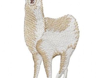 Llama Applique Patch - Embroidered Alpaca Farm Animal Badge 2-7/8" (Iron On)