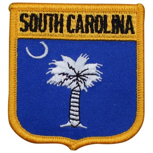 South Carolina Patch - Savannah River, Charleston, Columbia 2.75" (Iron on)