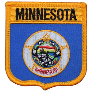 Minnesota Patch - Midwest, Great Lakes, Minneapolis, Saint Paul 2.75&quot; (Iron on)
