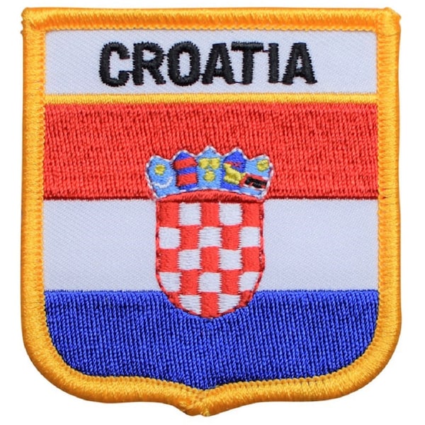 Croatia Patch - Adriatic Sea, Zagreb, Europe 2.75" (Iron on)