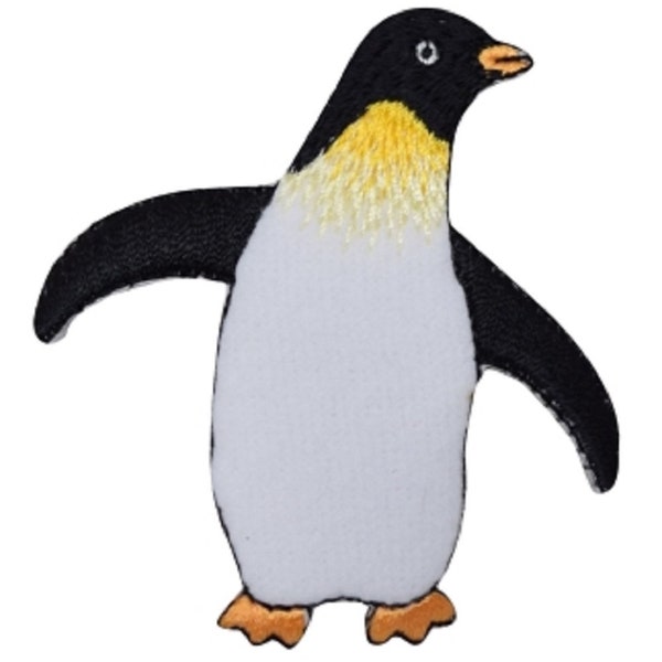 Penguin Applique Patch - Water Bird, King Penguin 2-5/8" (Iron on)