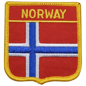 Norway Patch - Nordic, Scandinavia, Barents Sea, Galdhøpiggen 2.75&quot; (Iron on)