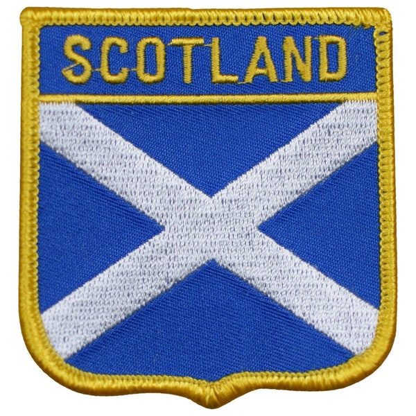 Scotland Patch - United Kingdom Edinburgh Glasgow Badge 2.75" (Sew or Iron on)