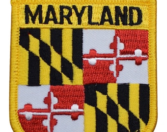 Maryland Patch - Baltimore, Annapolis, Chesapeake Bay, Piedmont 2.75" (Iron on)