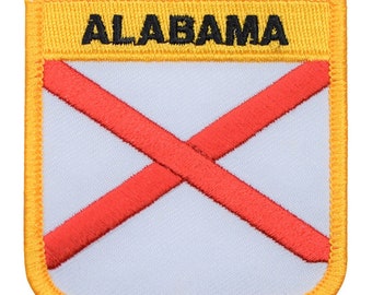 Alabama Patch - Montgomery, Birmingham, AL Badge 2.75" (Iron on)