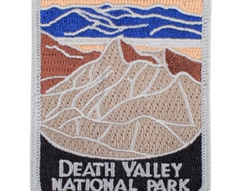 Death Valley National Park Patch - California, Nevada, Desert Badge 3" (Iron on)