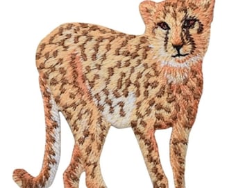 Parche con apliques de guepardo - Cougar, Panther, Leopard Badge 2.25" (Iron on)