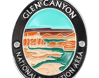 Glen Canyon Walking Stick Medallion - National Recreation Area Colorado Souvenir