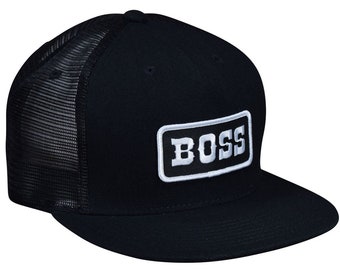 Boss Trucker Hat - Casquette snapback noire