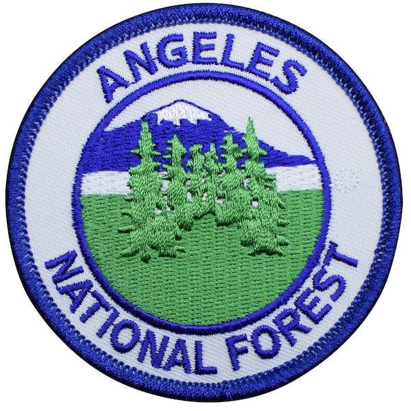 Angeles National Forest Patch - Los Angeles, California, Hiking, Backpacking 3" (Iron on)