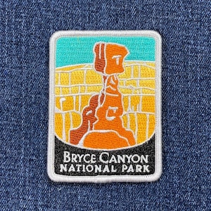 Bryce Canyon National Park Patch - Embroidered Utah Badge 2-7/8" (Iron On)