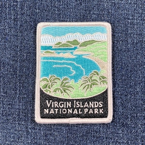 Virgin Islands National Park Patch - Embroidered Caribbean Badge 2-7/8" (Iron On)