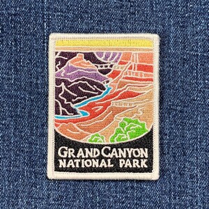 Grand Canyon National Park Patch Embroidered Arizona Hiking Souvenir Travel Gift Badge