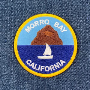 Morro Bay Patch - Embroidered San Luis Obispo California Badge 3" (Iron On)