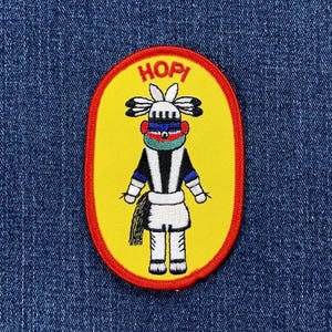 Hopi Patch - Embroidered Arizona Native American Indian Tribe Badge 3.75" (Iron On)