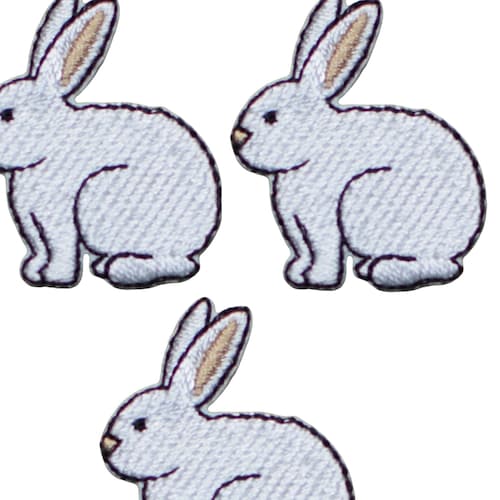 Mini Bunny Rabbit Applique Patch Baby Cottontail 1 - Etsy