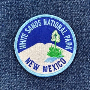 White Sands National Park Patch - Embroidered New Mexico Badge 3" (Iron Or Sew On)