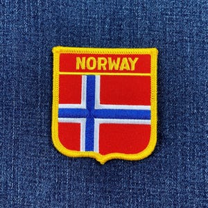 Norwegen Aufnäher - Aufnäher zum Aufbügeln