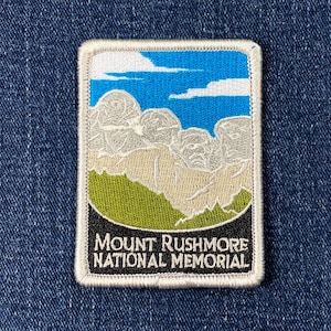Mount Rushmore Patch - Embroidered South Dakota National Memorial Badge 2-7/8" (Iron On)