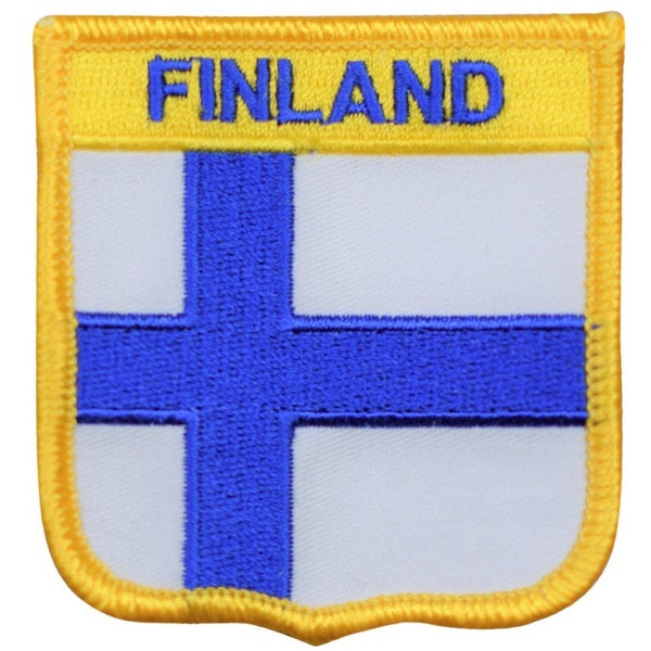 Finland Patch - Nordic, Helsinki, Espoo, Baltic Sea Badge 2.75" (Iron on)