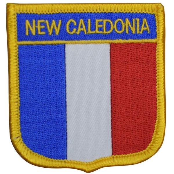 New Caledonia Patch - France, Melanesia, Grande Terre, Coral Sea 2.75" (Iron on)