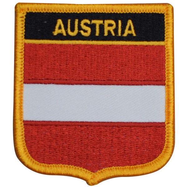 Austria Patch - Vienna, Europe, Austrian Badge 2.75" (Iron on)