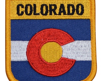 Colorado Patch - CO, Denver, Aspen, Fort Collins Badge 2.75" (Iron on)