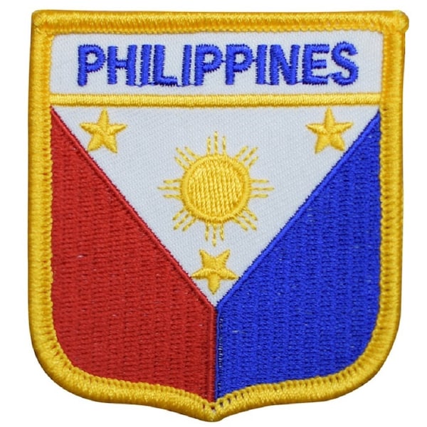 Filipijnen Patch - Luzon, Visayas, Mindanao, Manilla, Quezon 2,75" (opstrijkbaar)