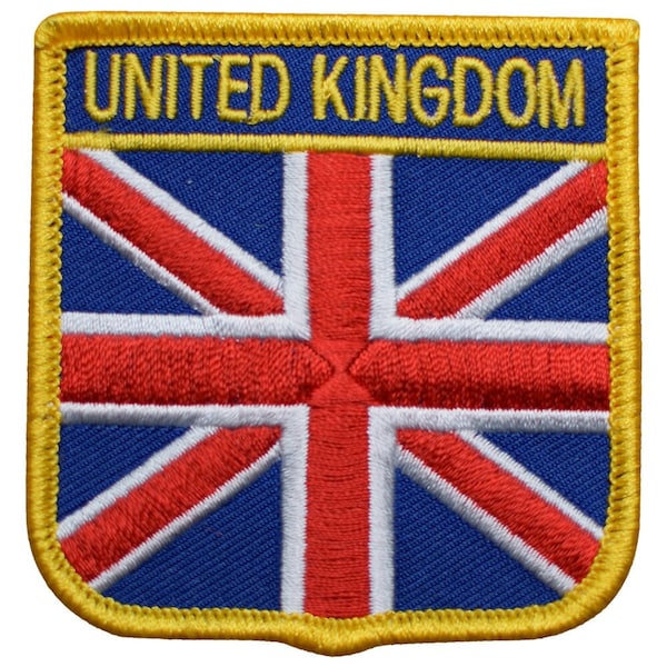 United Kingdom Patch - England Scotland Wales Northern Ireland 2.75" (Iron on)